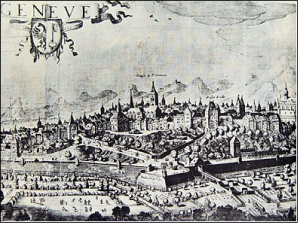 칼빈 당시의 제네바, 1536년 당시 인구 13,000여 명