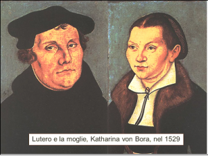 루터(1483-1546)와 카타리나(1499-1552)의 초상화(루카스 크라나흐 작)