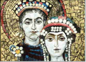 Justinian Roman Emperor & Wife Theodora, One of history's greatest power couples