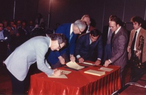 Signing of Chicago Statement on Inerrancy 1978